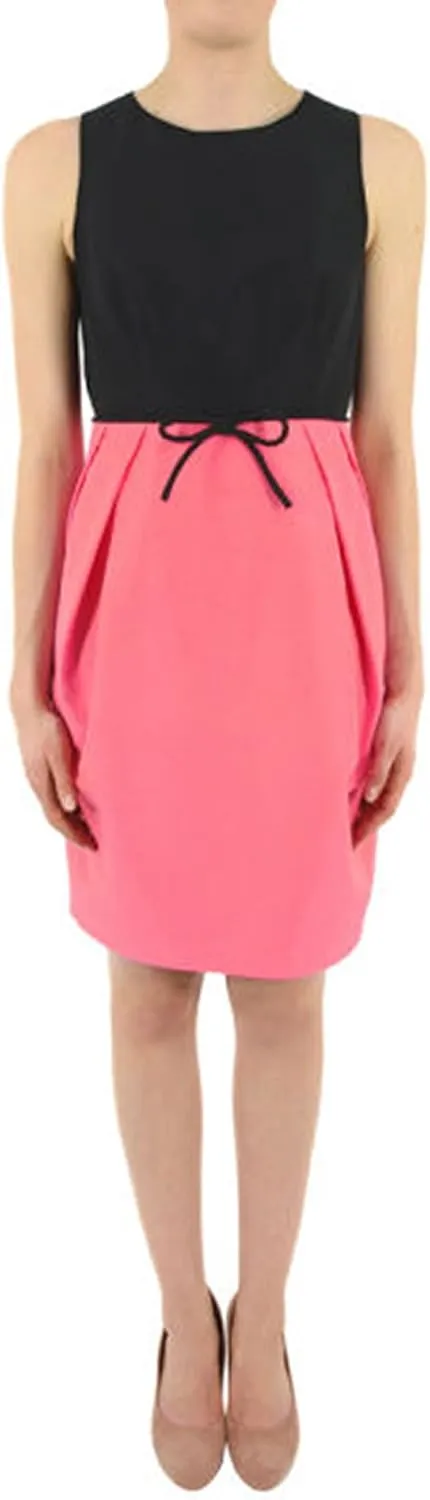 Orla Kiely Backless Ottoman Dress in Peony/Black, Size 2 US/6 UK