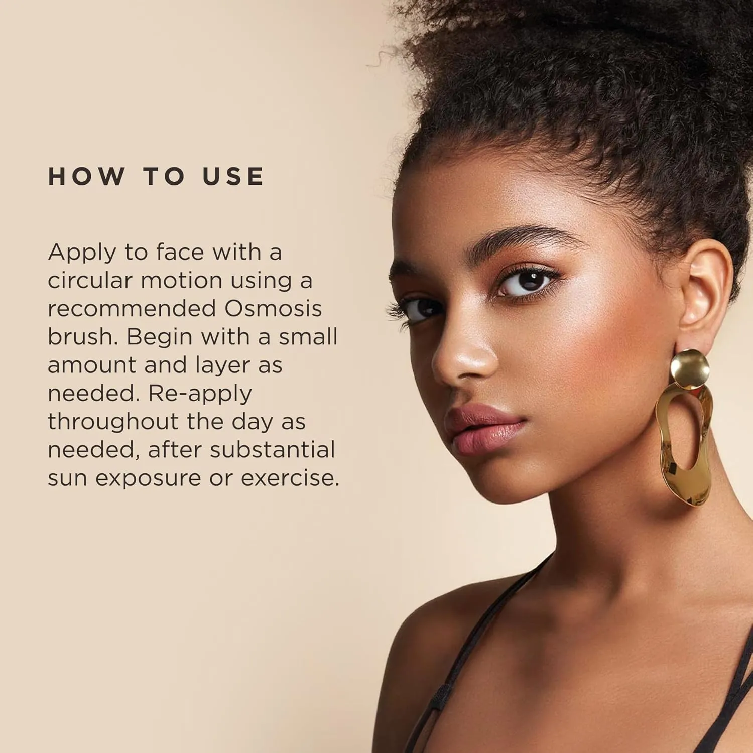 Osmosis Mineral Pressed Base Foundation, Lightweight Powder Makeup, Medium To Full Coverage, Matte Finish, 8 Shades