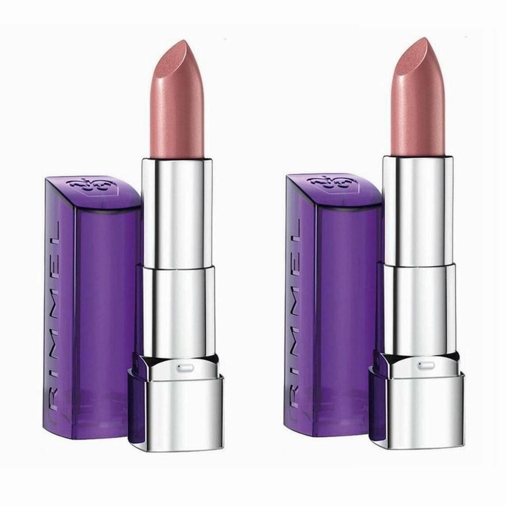 Pack of 2 Rimmel Moisture Renew Lipstick, To Nude Or Not To Nude? # 125