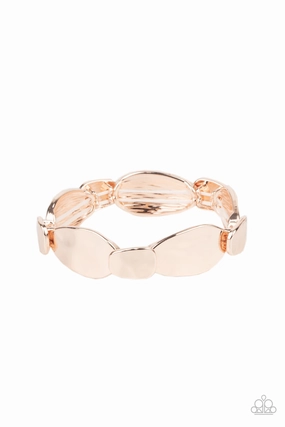 PAPARAZZI Absolutely Applique - Rose Gold BRACELET