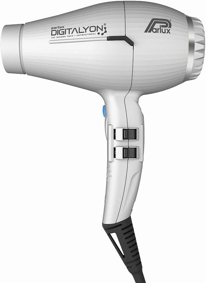 Parlux Digitalyon Hair Dryer with Magic Sense Diffuser - Silver