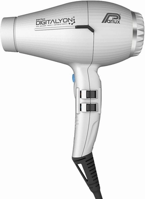 Parlux Digitalyon Hair Dryer with Magic Sense Diffuser - Silver