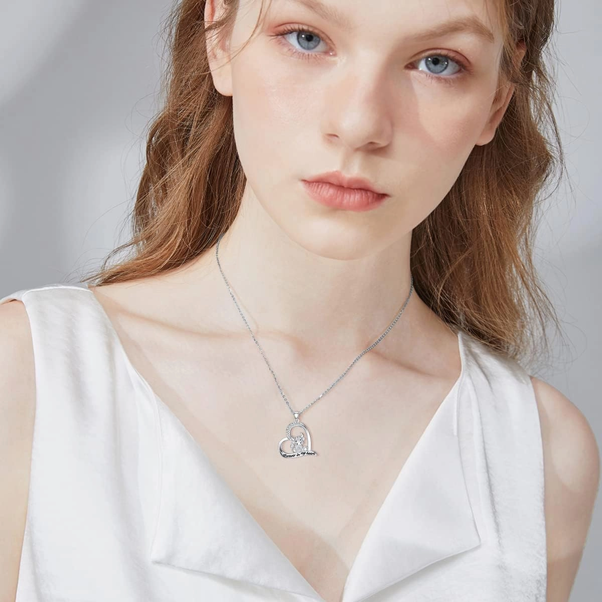 PELOVNY Sterling Silver Rabbit/Cat/Snail/Deer/Unicorn/Monkey/Elephant/Hummingbird/Butterfly Necklace Sterling Silver Animal Themed Jewelry Christmas Halloween Gifts For Women Girls Animal Lover