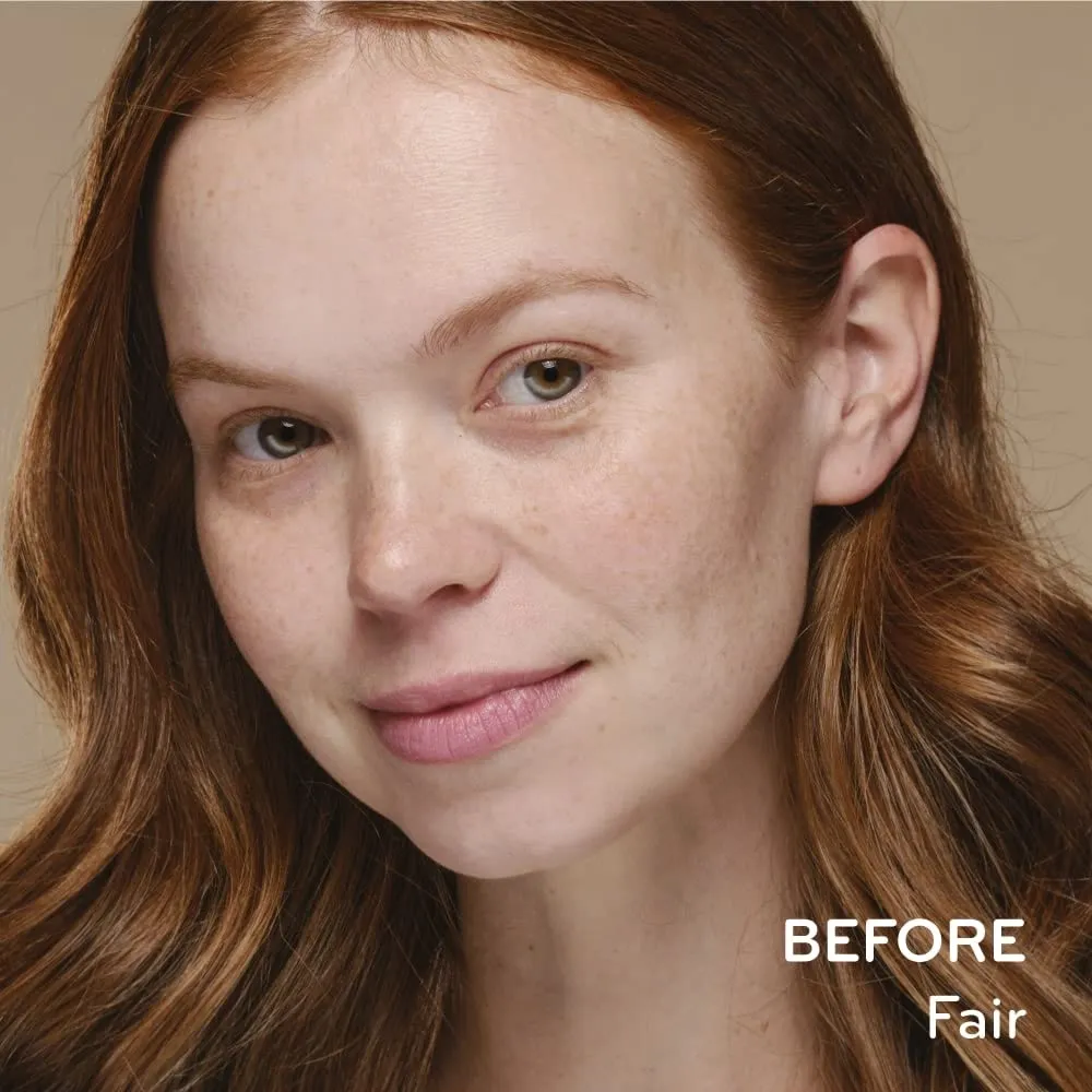 pūrlisse Ageless Glow Serum BB Cream SPF 40 - Glow BB Cream with SPF Enriched with Bakuchiol & Vitamin C to Help Improve Firmness & Reduce Wrinkles for Dewy Skin - Fair (1.4 oz)
