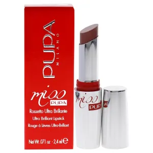 Pupa Milano Miss Milano Lipstick - Creamy, Ultra Pigmented Color For Lips - Nourishing Formula - Crystal-Effect Lipstick - Ultimate Boost Of Volume And Hydration - 110 Nude Vibes - 0.071 OZ