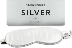 Pure Silk Sleep Mask [100% 6A Mulberry Silk, 22 Momme] Light Blocking Travel Essentials. Eye Masks for Sleeping. Black Oeko-Tex Blindfold. Eye Covers for Men & Women