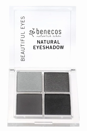 Quattro Eyeshadow Palette - Matte & Shimmering Long-Lasting Smudge-Free Natural Eye Shadow Makeup (Smokey Eyes)
