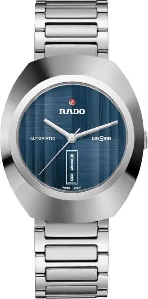 Rado DiaStar Original Blue Dial with Date Display, Ceramos Bezel and Swiss Automatic Movement