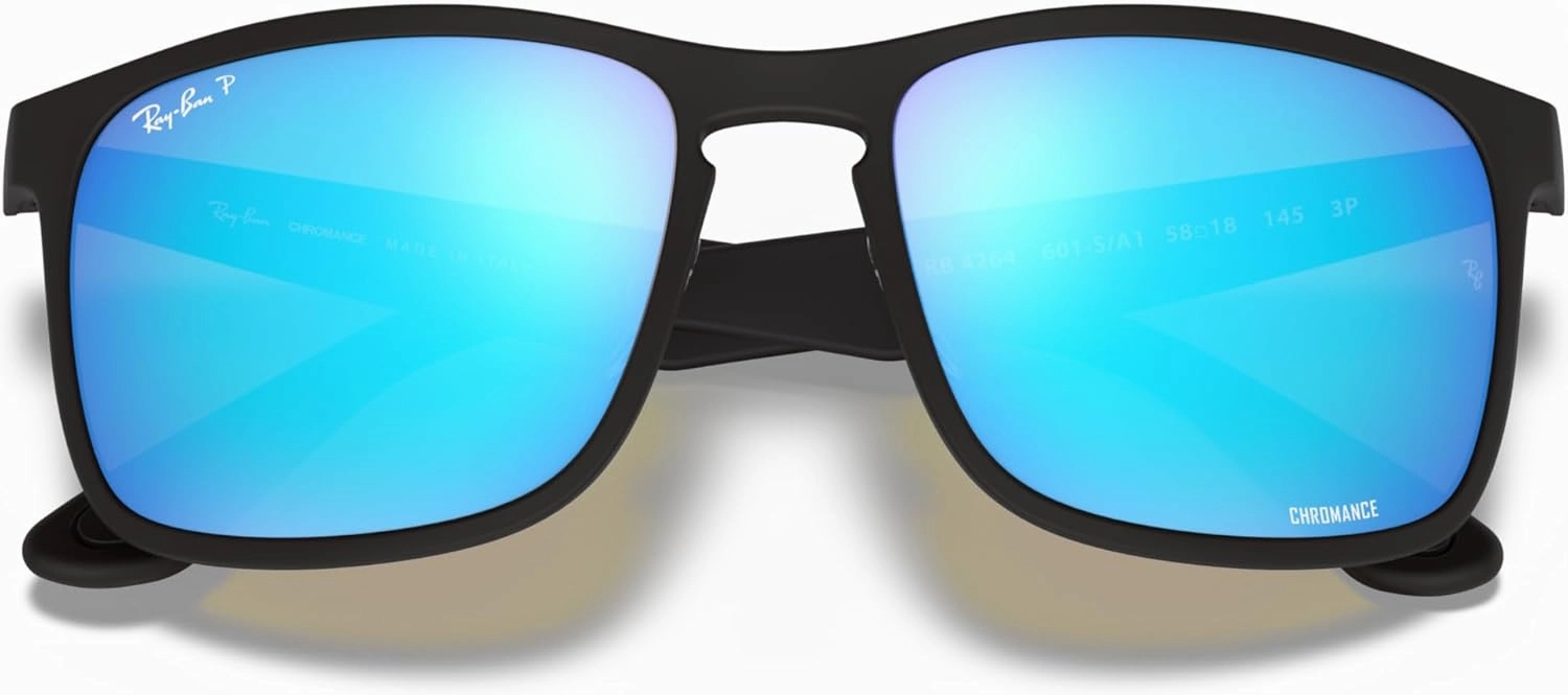 Ray-Ban Men's Rb4264 Chromance Square Sunglasses