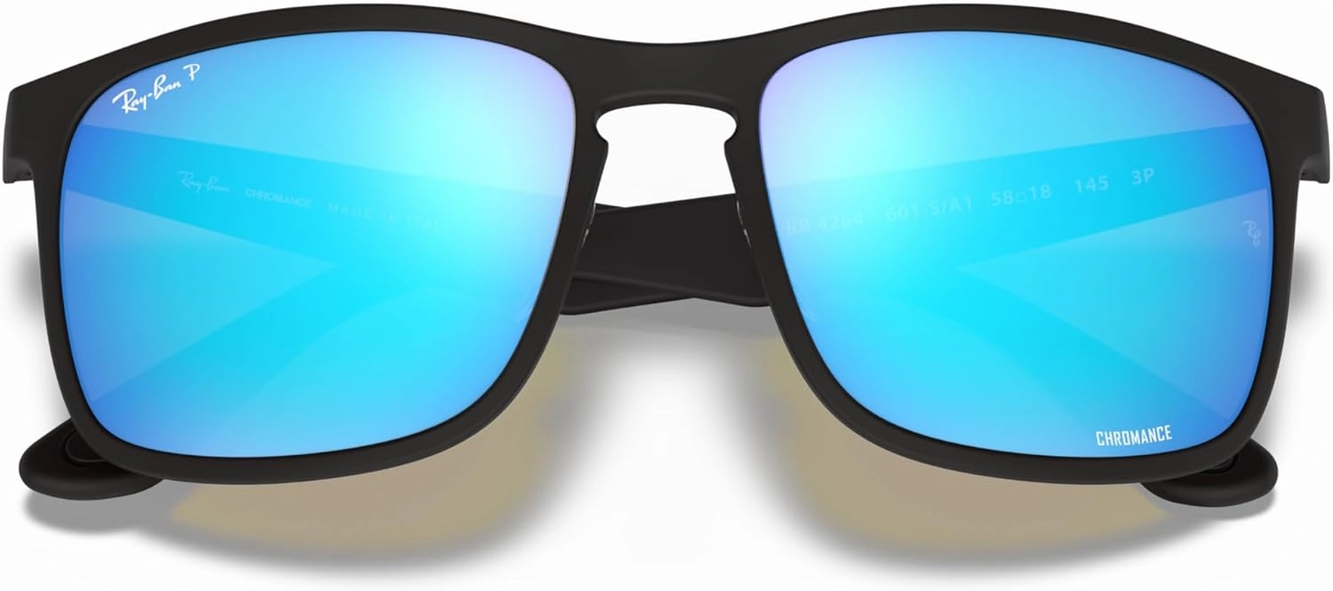 Ray-Ban Men's Rb4264 Chromance Square Sunglasses