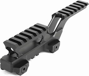 Red Dot Riser Mount Tactical Group Type HY Mount for Holographic Sight Riser Mount Combo Mount Base Picatinny Rail Riser Scope Mount for T1 T2 Optic Sight Black