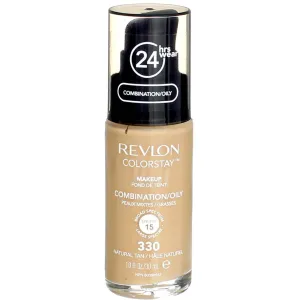 REVLON Foundation Liquid, Full Coverage, Matte Finish, Colorstay, Medium Deep, Tan, Bottle, 1.0 Count, 30.0 milliliters, Non Comedogenic, Buildable, Unisex, Adult, Bottle