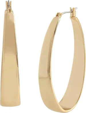 ROBERT LEE MORRIS Oval Hoop Earrings