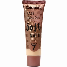 Ruby Rose Soft Matte Foundation Bege #7 - Wholesale 48 Units (HB-8050-8)