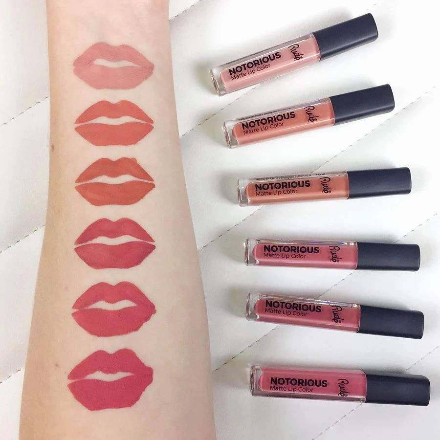 Rude Cosmetics Keep It Sassy Notorious 6 Lip Color Set - Nude