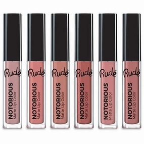 Rude Cosmetics Keep It Sassy Notorious 6 Lip Color Set - Nude