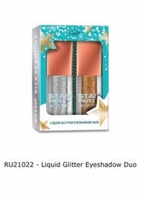 RUDE Liquid Glitter Eyeshadow Duo