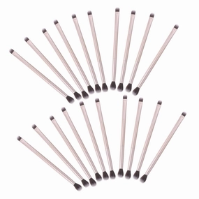 SAFIGLE 20pcs Double-ended Eyeshadow Brush Makeup Brush for Blending Precision Application Versatile for Eyeshadow Nose Shadow Soft Bristles for Comfortable Use