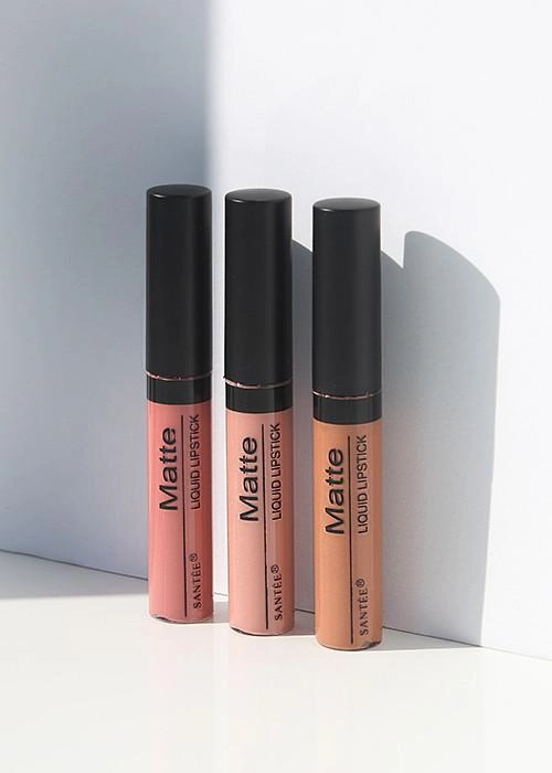 Santee Matte Liquid Lipstick- Nudes
