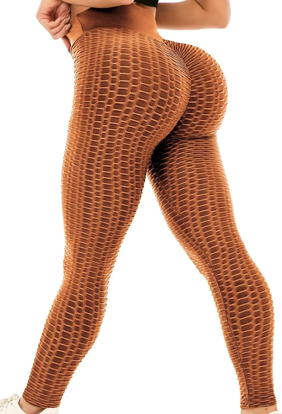 Scrunch Butt Lifting Workout Leggings for Women High Waisted Yoga Pants Tummy Control Gym Booty Textured Tights