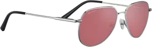 Serengetti Square Haywood Small Shiny Silver-Mineral Polarized Sedona, Multi, One Size