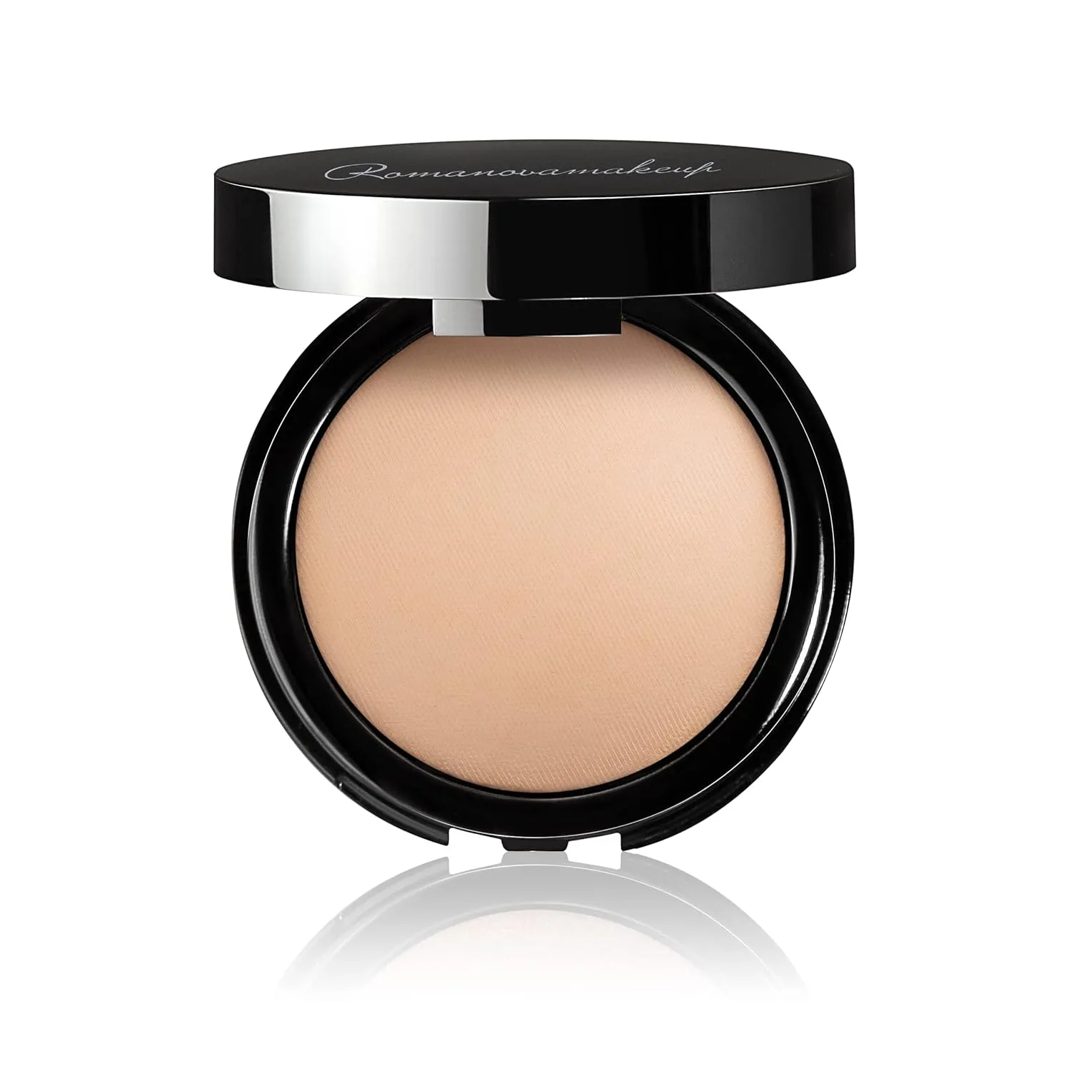 Sexy Nude Face Powder MEDIUM. Shine Control, Matte Finish, Long Lasting Cover, Silky and Weightless, Brightens Skin, Fills Fine Lines, Blurs Wrinkles by Romanovamakeup. Neutral shade for Women.