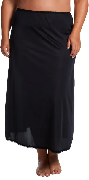 Shadowline Women's 4711636 36 Inch Flare Daywear Half Slip, Black,Ivory,Nude,White, S,M,L
