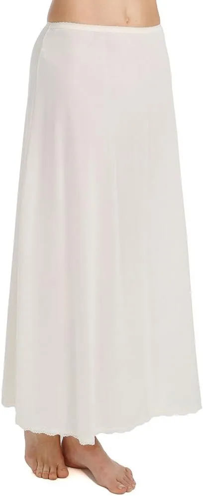 Shadowline Women's 4711636 36 Inch Flare Daywear Half Slip, Black,Ivory,Nude,White, S,M,L