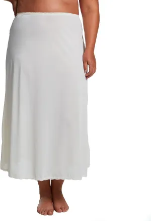 Shadowline Women's 4711636 36 Inch Flare Daywear Half Slip, Black,Ivory,Nude,White, S,M,L