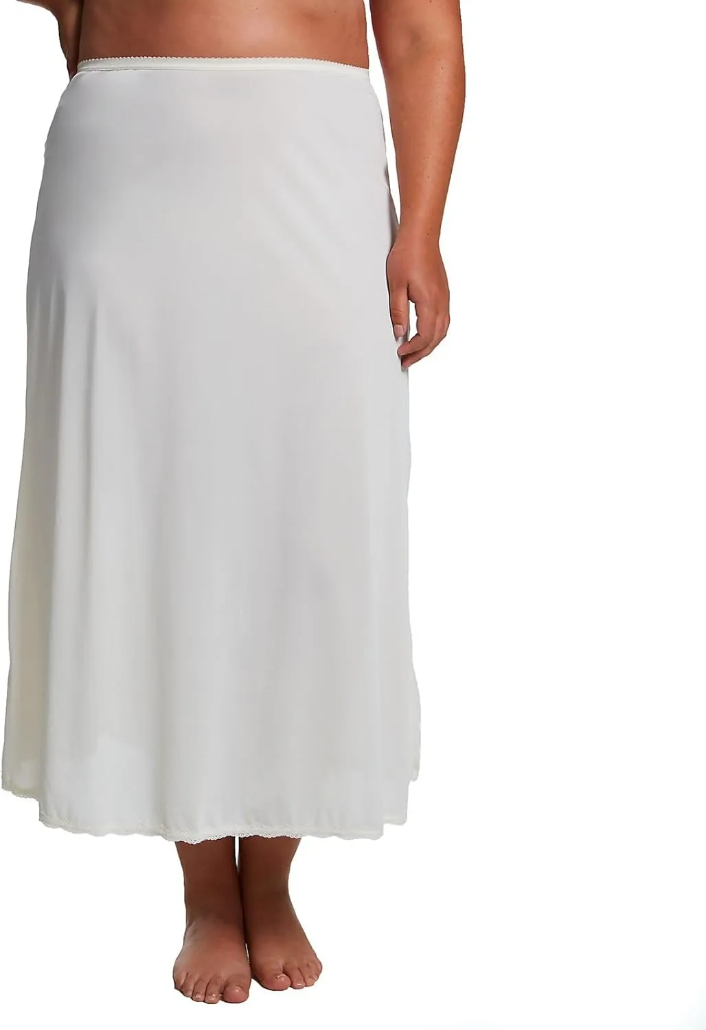 Shadowline Women's 4711636 36 Inch Flare Daywear Half Slip, Black,Ivory,Nude,White, S,M,L