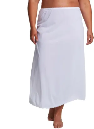 Shadowline Women's 4711636 36 Inch Flare Daywear Half Slip, Black,Ivory,Nude,White, S,M,L