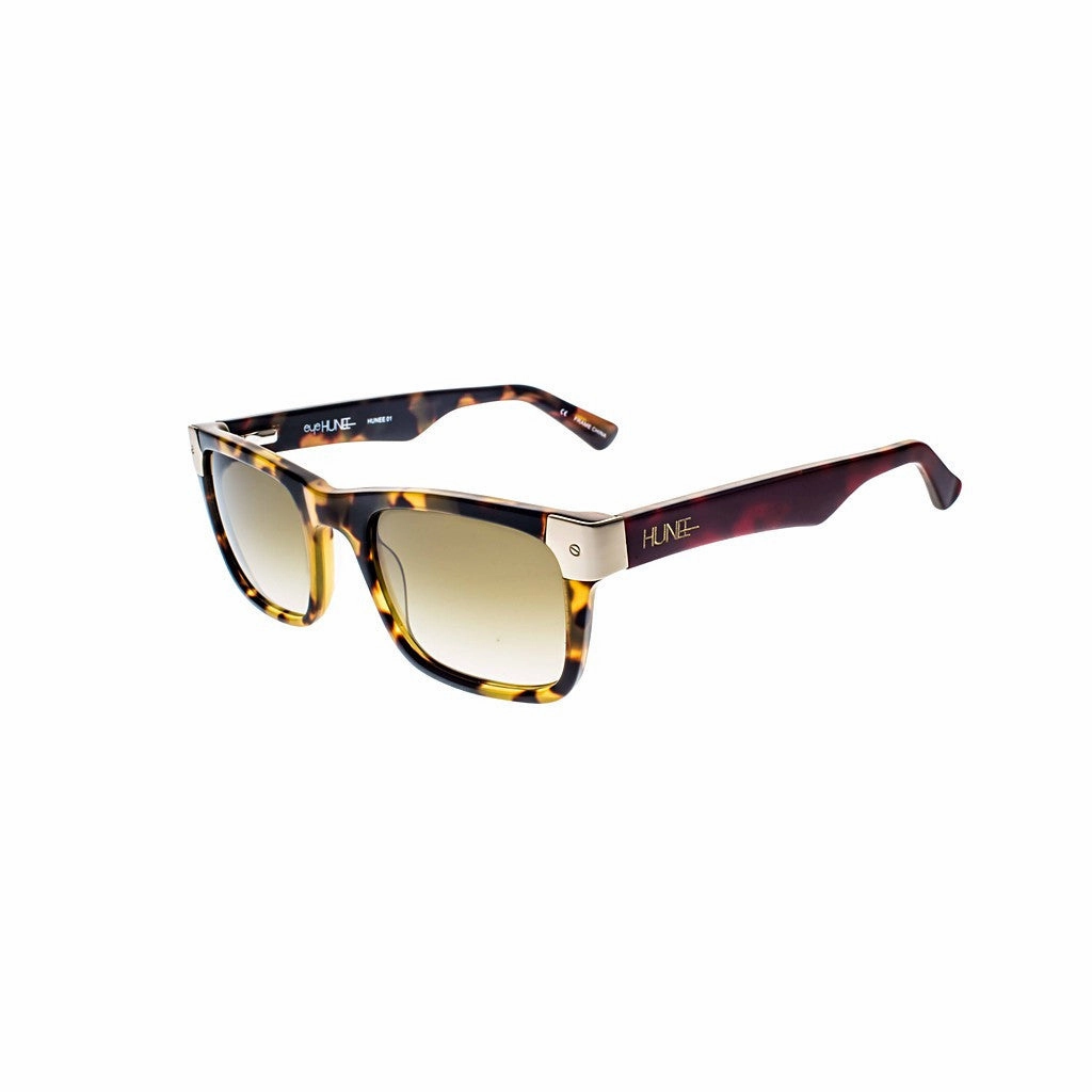 Shiny Tokyo Tortoise with Gold Tone Metal Wayfarers