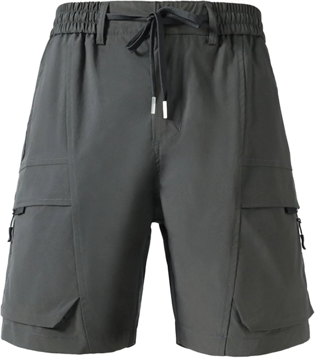 Shorts for Men Trendy Adjustable Track Regular Fit Date Belt Linen Short Shorts for Men Bungee Lightweight Cropped