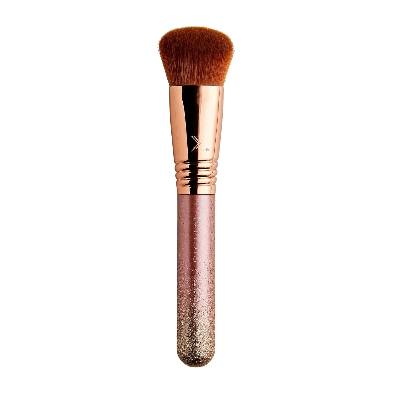 Sigma Beauty Modern Beauty Makeup Brush Set – Set of 5 Face and Eye Makeup Brushes for Eyeshadow, Blending Setting, Highlighting, Concealing & Contouring, Includes Rose Colored Small Makeup Bag
