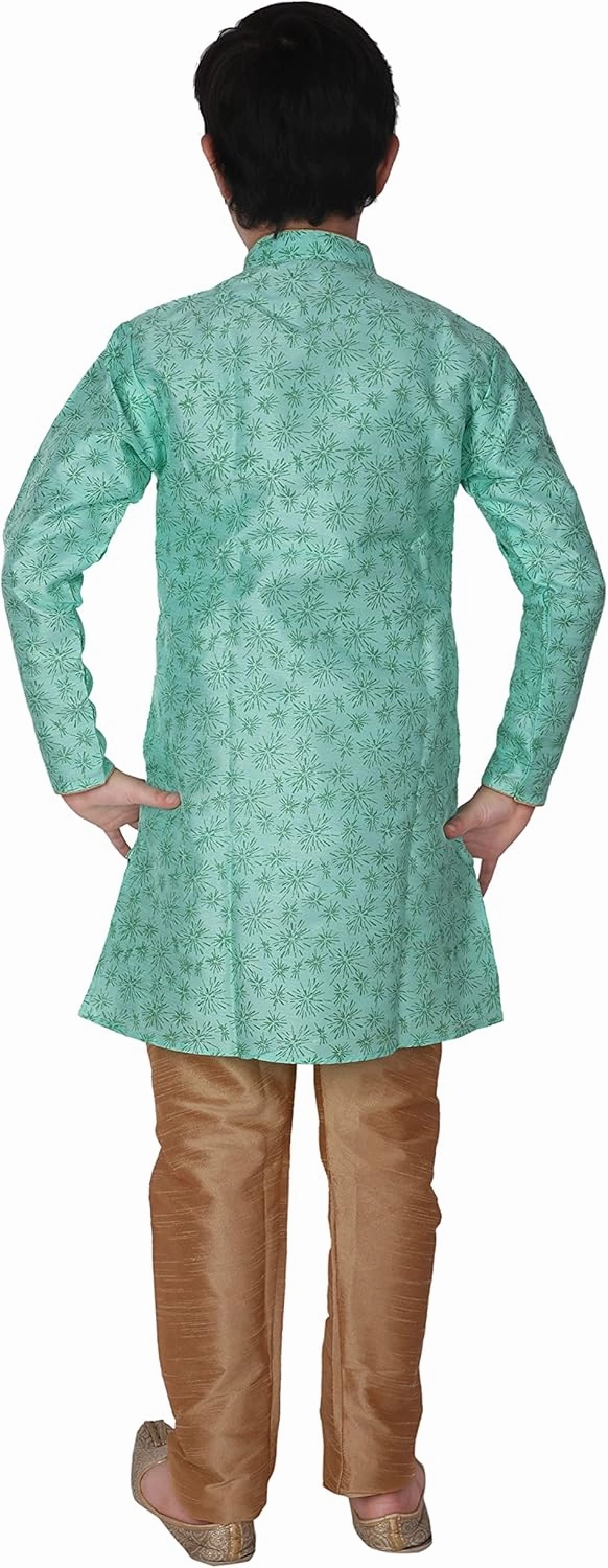 Silk Indian Ethnic Wear Kurta Set's For Kids Boys | 1 To 16 Years | Pack Of 1 (S-134)