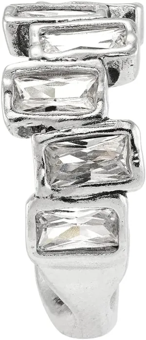 Silpada 'Always Bright' Sterling Silver Cubic Zirconia Ear Cuff