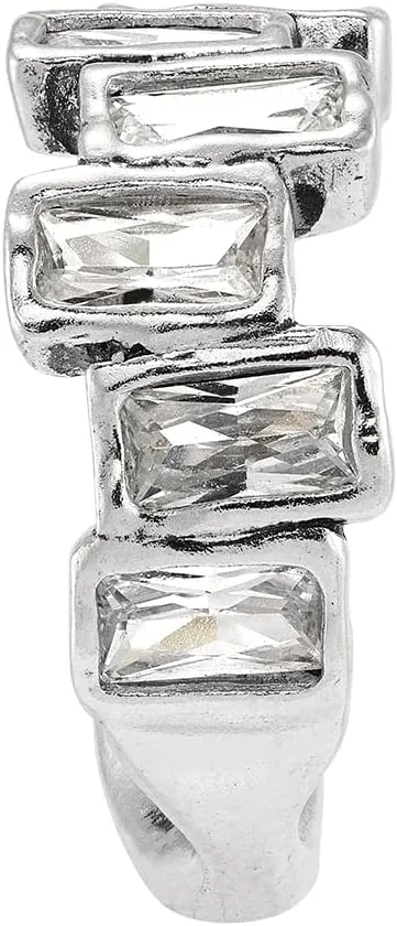 Silpada 'Always Bright' Sterling Silver Cubic Zirconia Ear Cuff