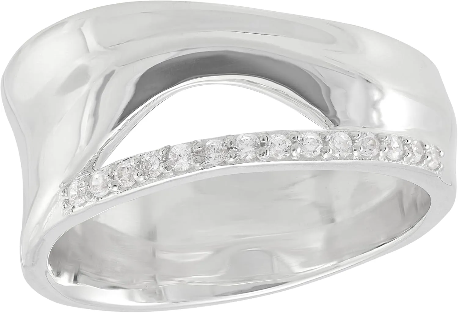 Silpada 'Big Night Out’ Sterling Silver Cubic Zirconia Ring