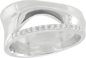 Silpada 'Big Night Out’ Sterling Silver Cubic Zirconia Ring