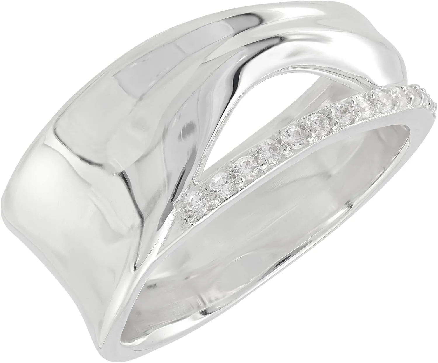 Silpada 'Big Night Out’ Sterling Silver Cubic Zirconia Ring