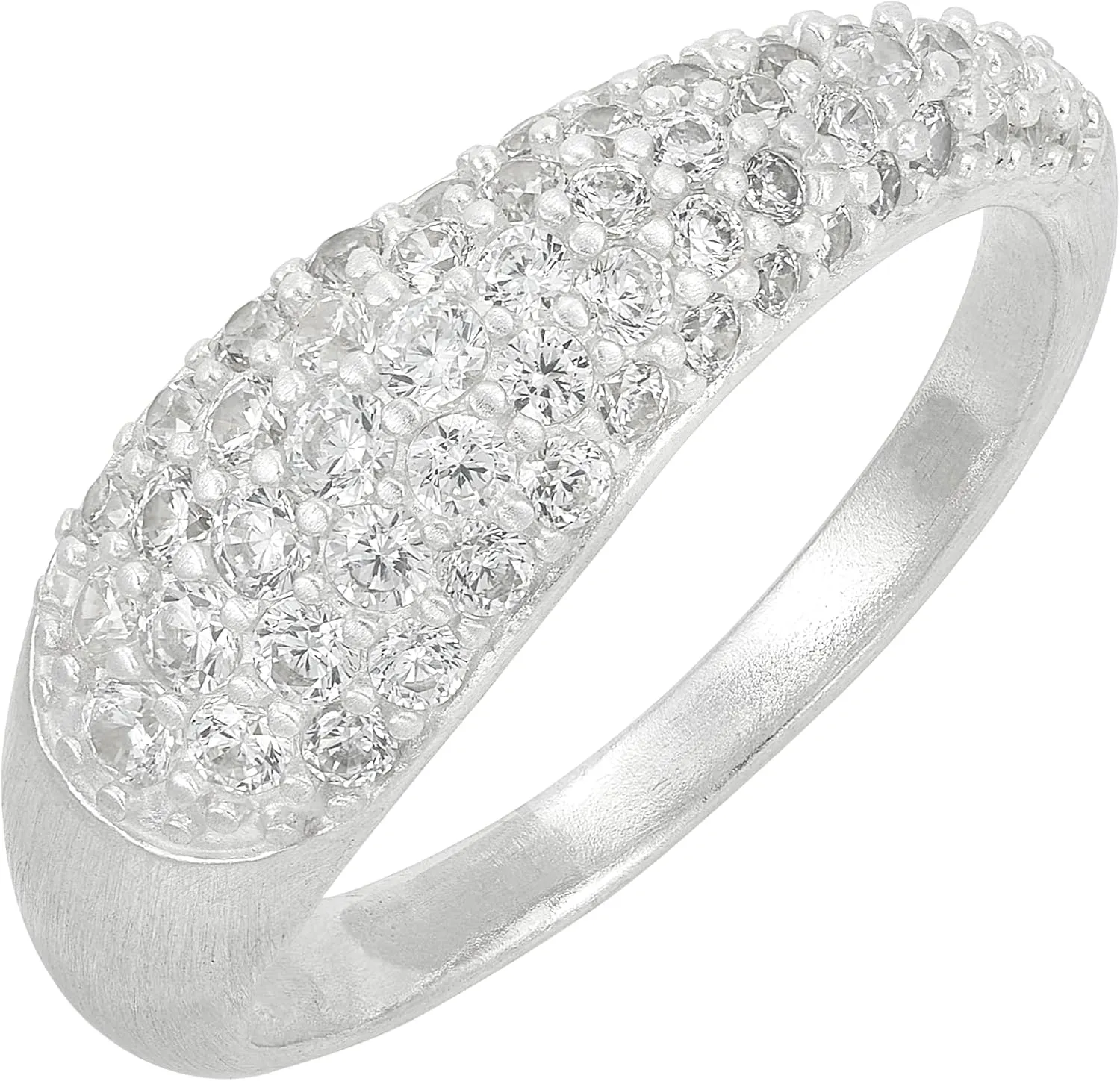 Silpada 'Joyous Wave' Sterling Silver Cubic Zirconia Ring