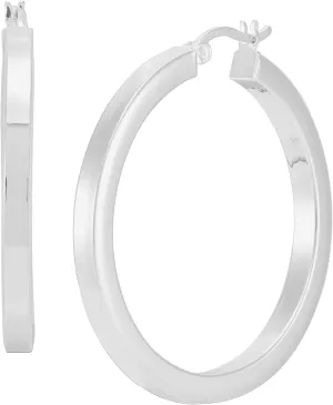Silpada 'Rise and Shine' Tube Hoop Earrings