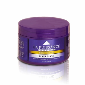 Silver Toning Purple Hair Mask for Blonde Hair & Gray or white Hair - Intense Hydration & Toning - Neutralizes Brassiness, Revives Shine, Softens & Hydrates - For Home and Salon Use