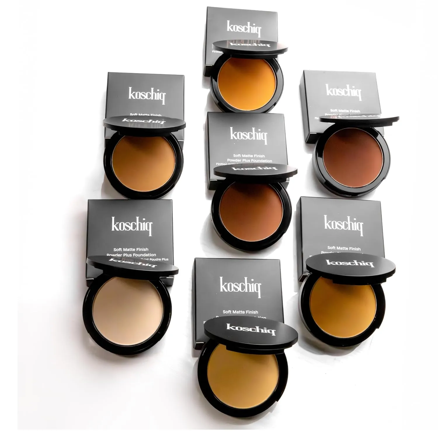 soft matte powder (K-60. Medium deep with warm golden undertone)