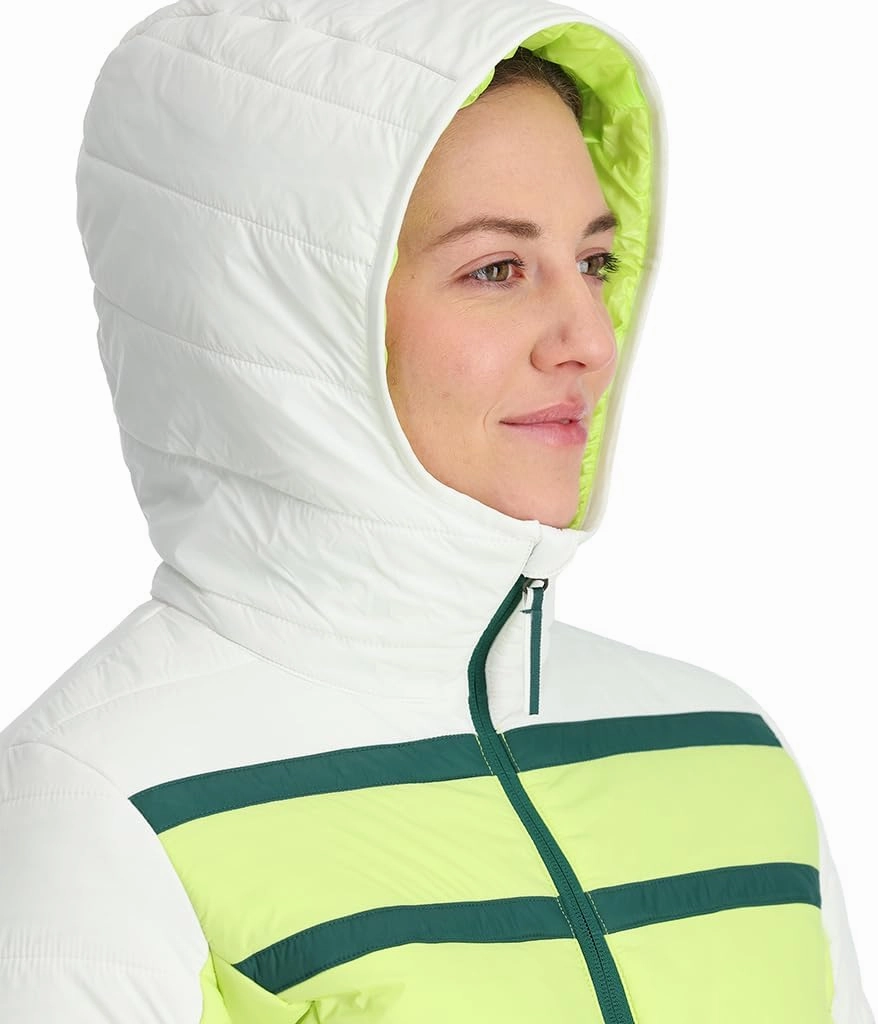 Spyder Women's Ethos Hooded Puffy Ski Jacket