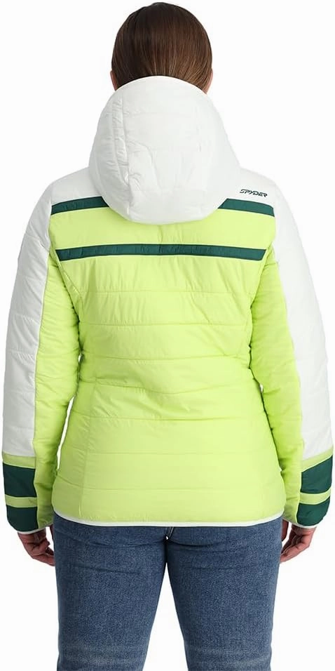 Spyder Women's Ethos Hooded Puffy Ski Jacket