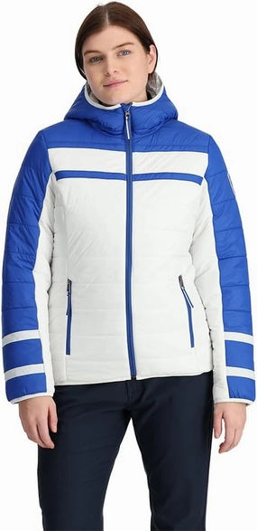 Spyder Women's Ethos Hooded Puffy Ski Jacket