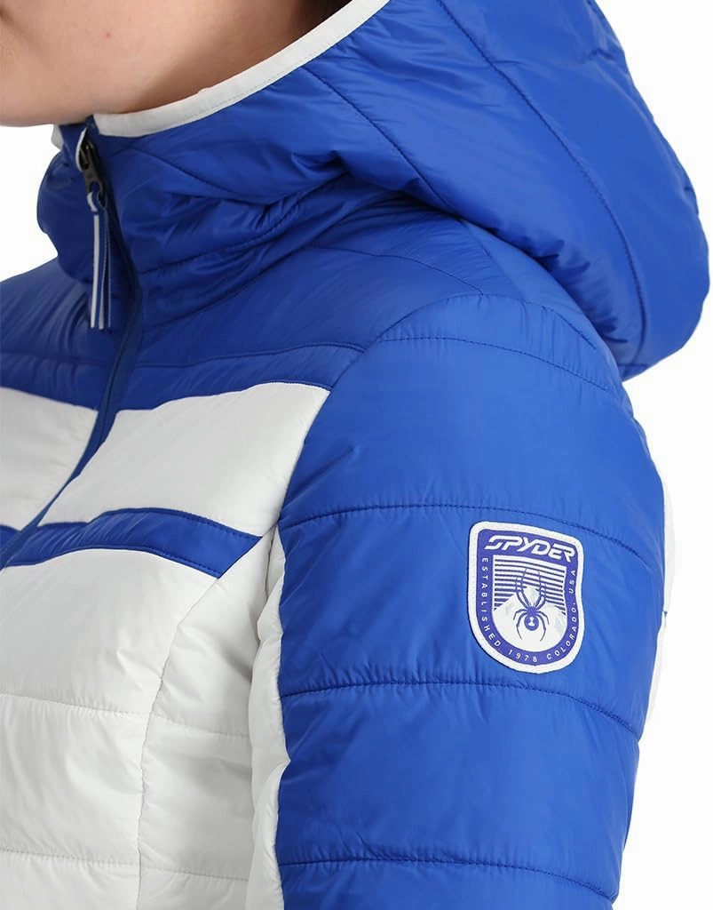 Spyder Women's Ethos Hooded Puffy Ski Jacket