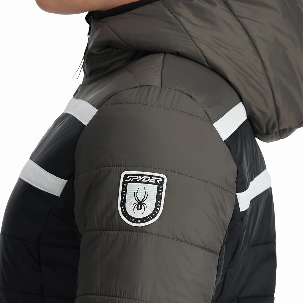 Spyder Women's Ethos Hooded Puffy Ski Jacket