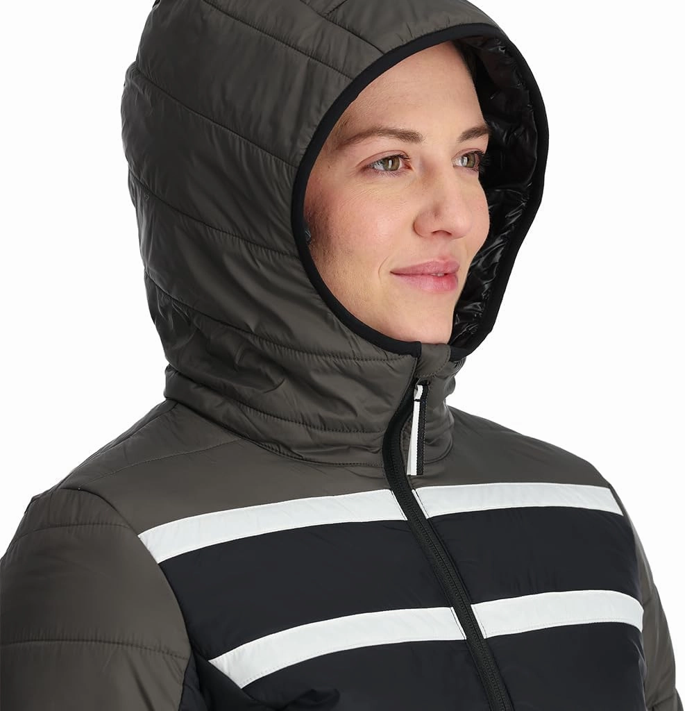 Spyder Women's Ethos Hooded Puffy Ski Jacket